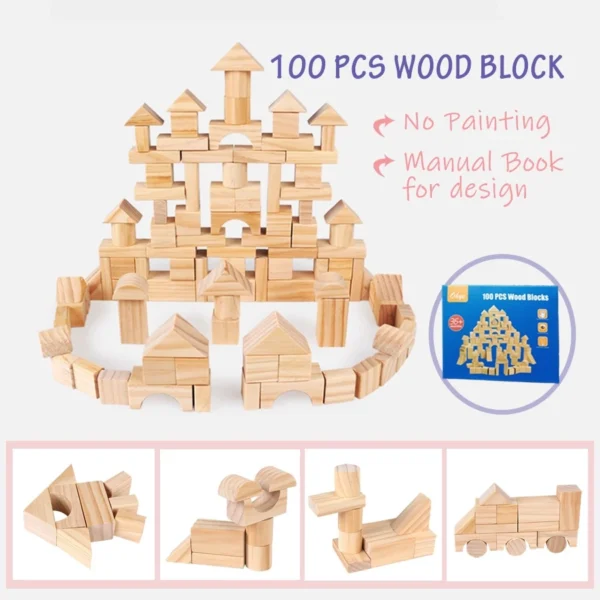 Baby Large Wooden Building Blocks