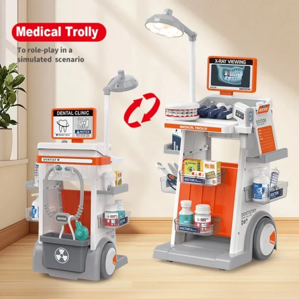 Large Doctor Medical Trolley Set