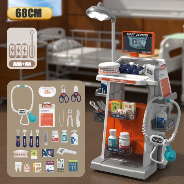 Large Doctor Medical Trolley Set