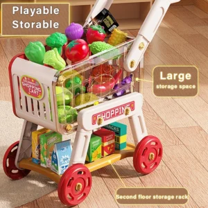 my-11134207-7rasl-m52o8fjlyoko04.webp Kids Pretend Play Shopping Cart