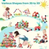 NIKO 84PCS Magnetic Stick Building Blocks