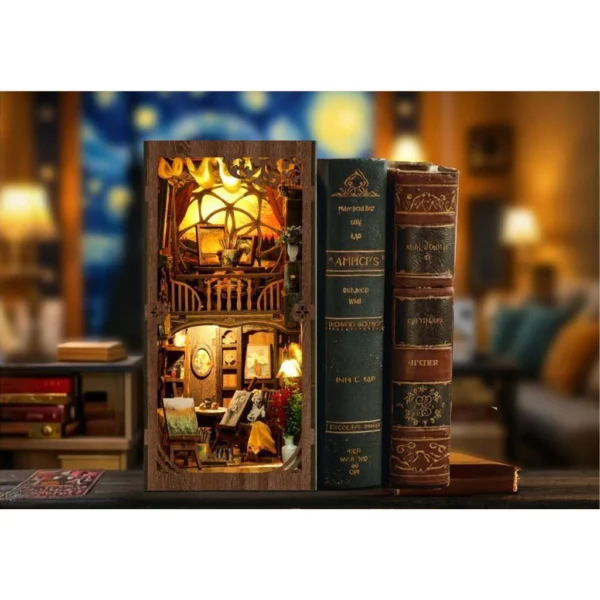 my-11134207-820lh-mkbvzz8q3mrnfb.webp 3D Wooden Book Nook Kit L23cm W18cm H11cm
