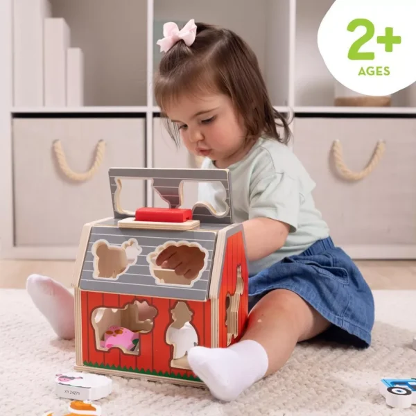 NIKO Wooden Farm House Shape Sorter