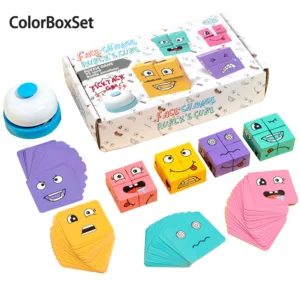 BEVAVAR Face Change Cube Puzzle