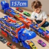 Dinosaur Transport Truck Track Toy