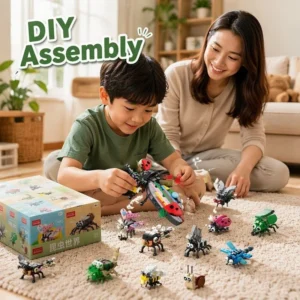 Animal World Building Blocks Set