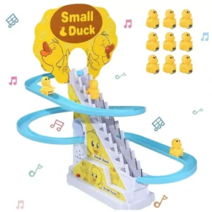 9Pcs Electric Duck Climbing Stairs Toy