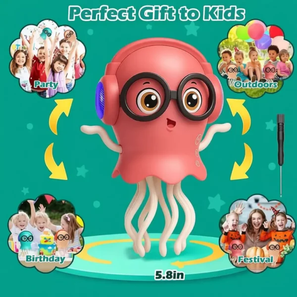 Random Dancing Jellyfish Toy with Light Music